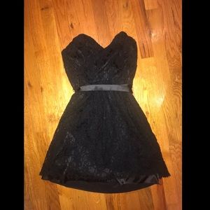 Strapless lace party dress from Express!